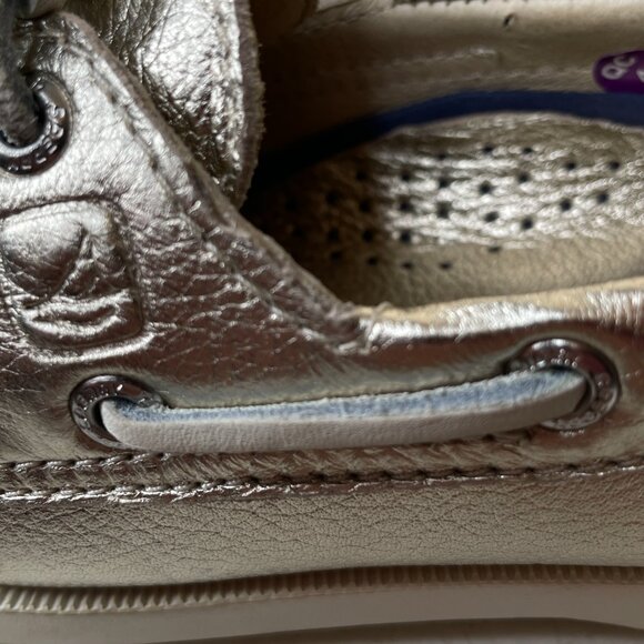 Sperry Top-Sider Metallic Authentic Original Boat Shoe Sneaker Size 5 - Picture 12 of 16